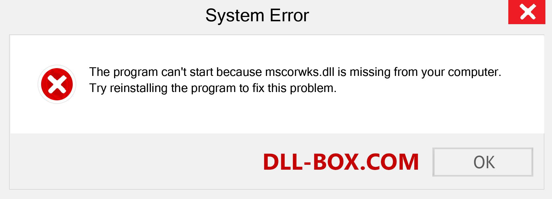  mscorwks.dll file is missing?. Download for Windows 7, 8, 10 - Fix  mscorwks dll Missing Error on Windows, photos, images