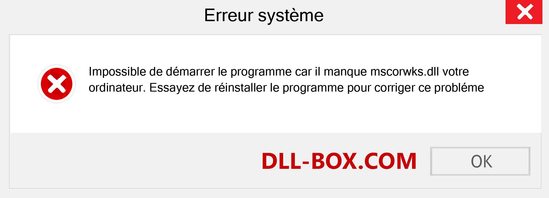 Le fichier mscorwks.dll est manquant ?. Télécharger pour Windows 7, 8, 10 - Correction de l'erreur manquante mscorwks dll sur Windows, photos, images